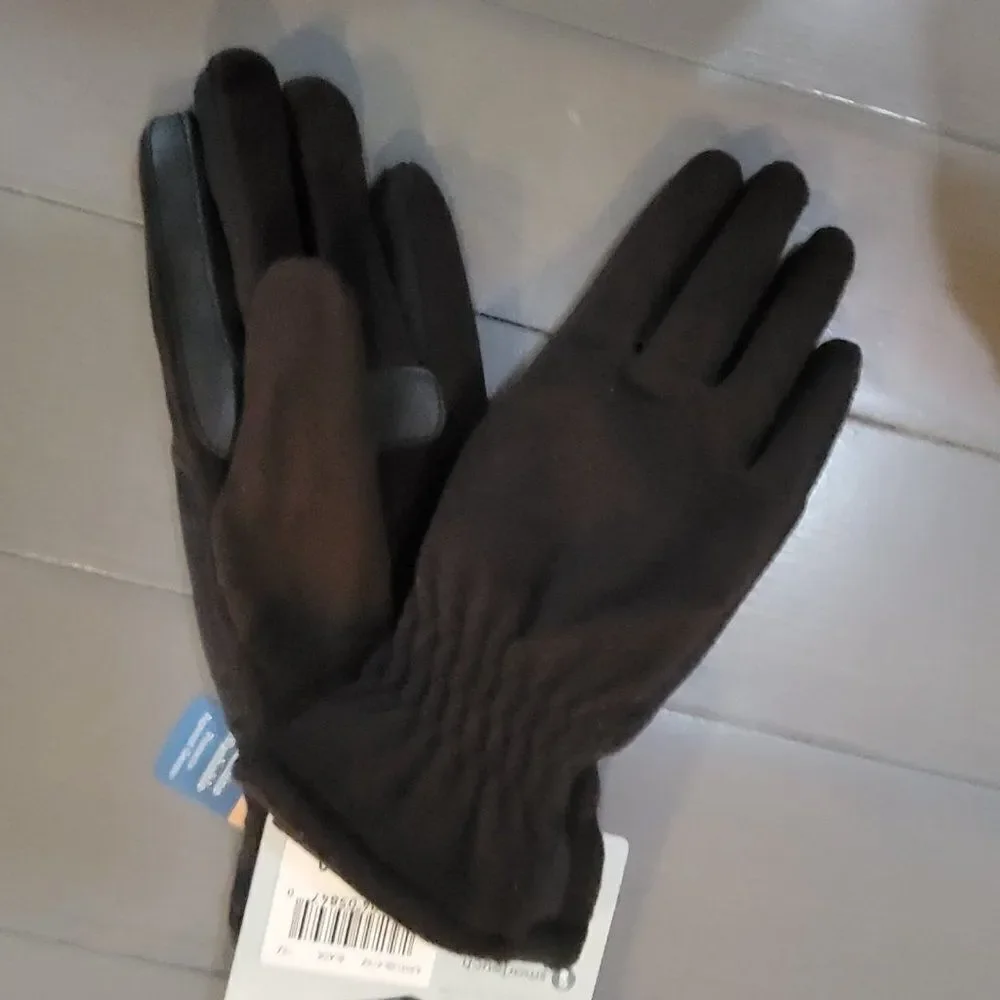Women's isotoner SmartDRI Fleece Lined Gathered Gloves - Picture 6 of 8